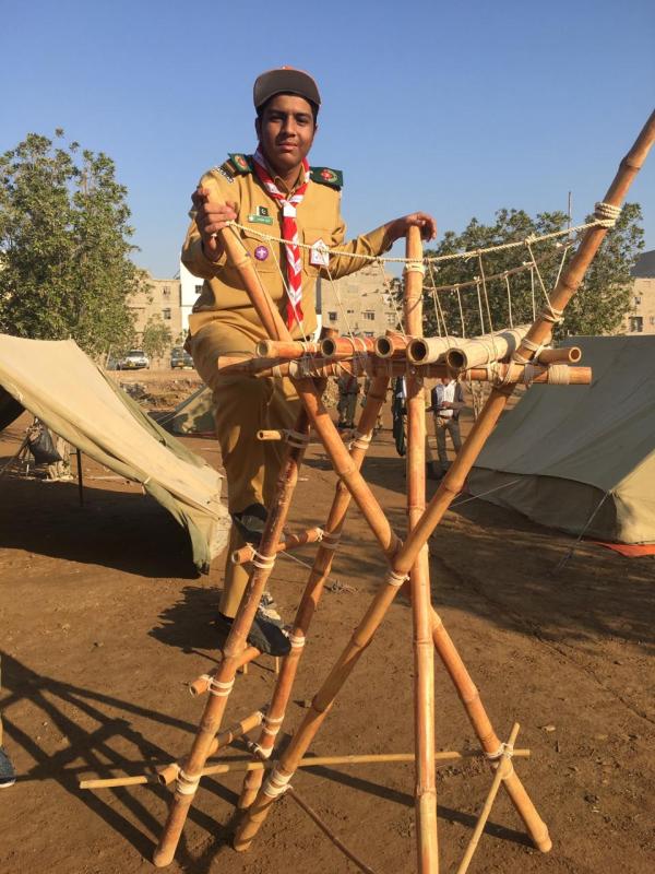 Participation in 3 Sindh Rover Moot