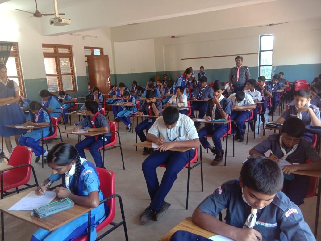 Dwitiya sopan exam on 2nd January 2019 for Scouts and Guides