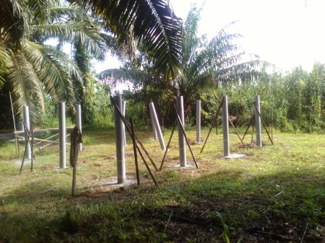 (Misa Island Goat Project: Update 5) Persediaan Kawasan Dan Pembinaan Tiang