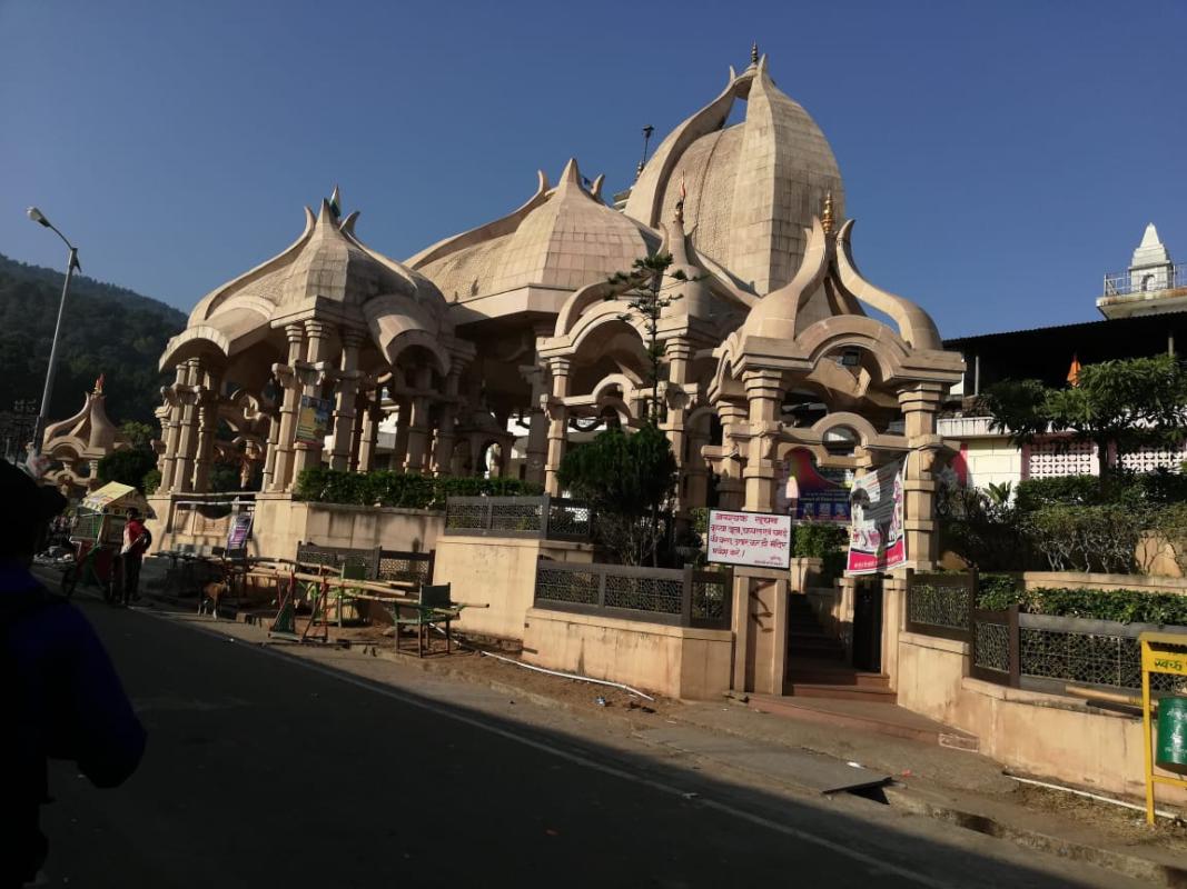 Treakking and cleanliness drive at pareshnath Temple