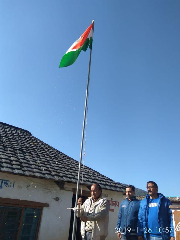 Republic Day Celebration by Scouts & Guides 