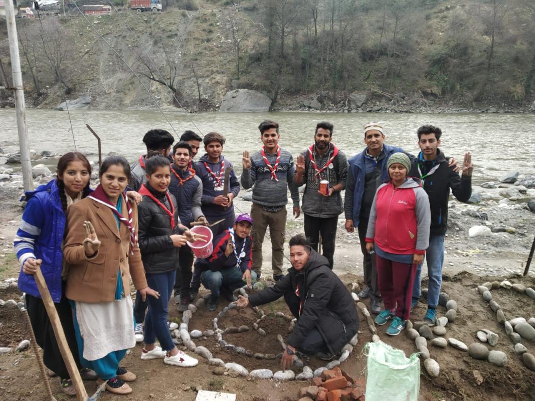 2nd day प्रवेश व रिफ्रेशर कैम्प कुल्लू कॉलेज रोवर्स व रेंजर्स