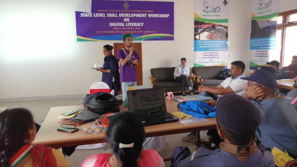 Service During State Level Skill Development Workshop on Digital Literacy.