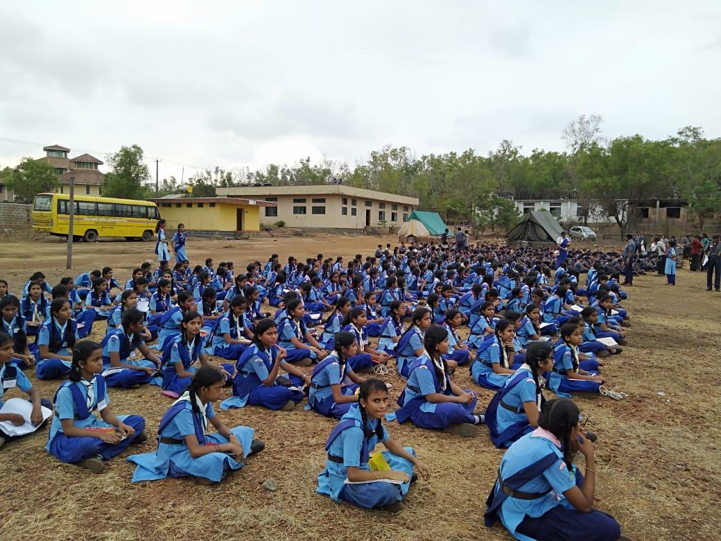 Service at Thritiya Sopan Exam for Scouts and Guides 