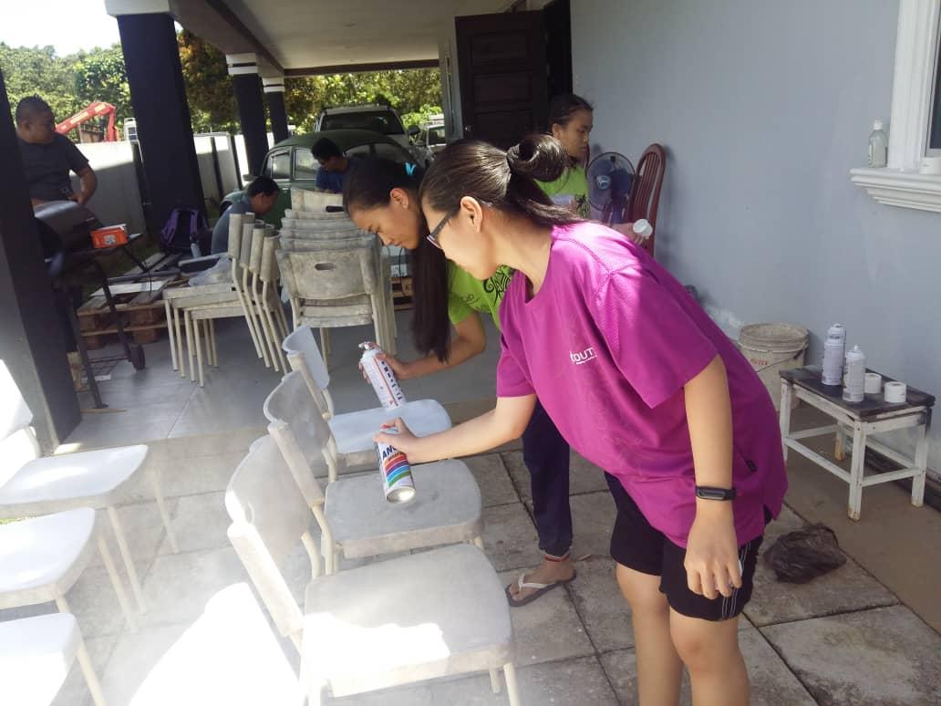 Penambahbaikan Kerusi untuk projek SWA