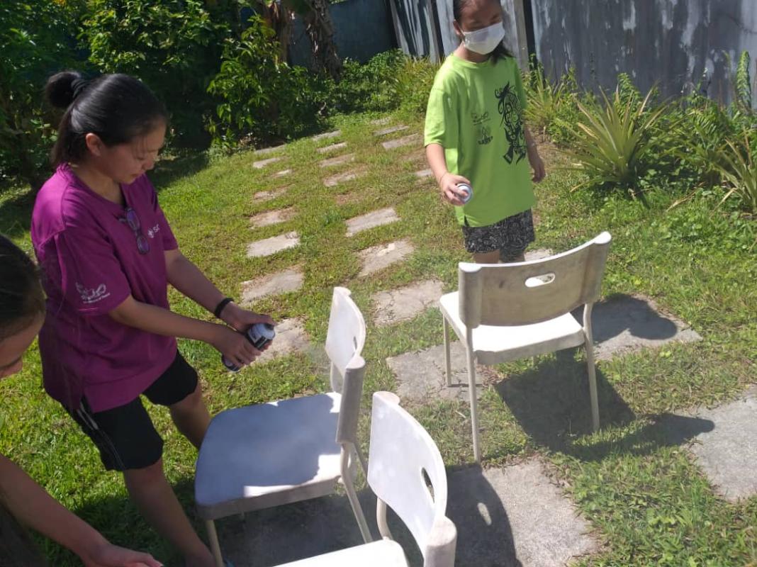 These Chairs Are About To Get Sprayed !!!