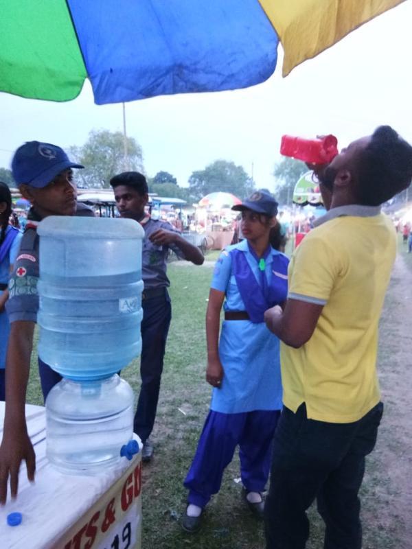 Voluntary Service At Charak Puja Festival