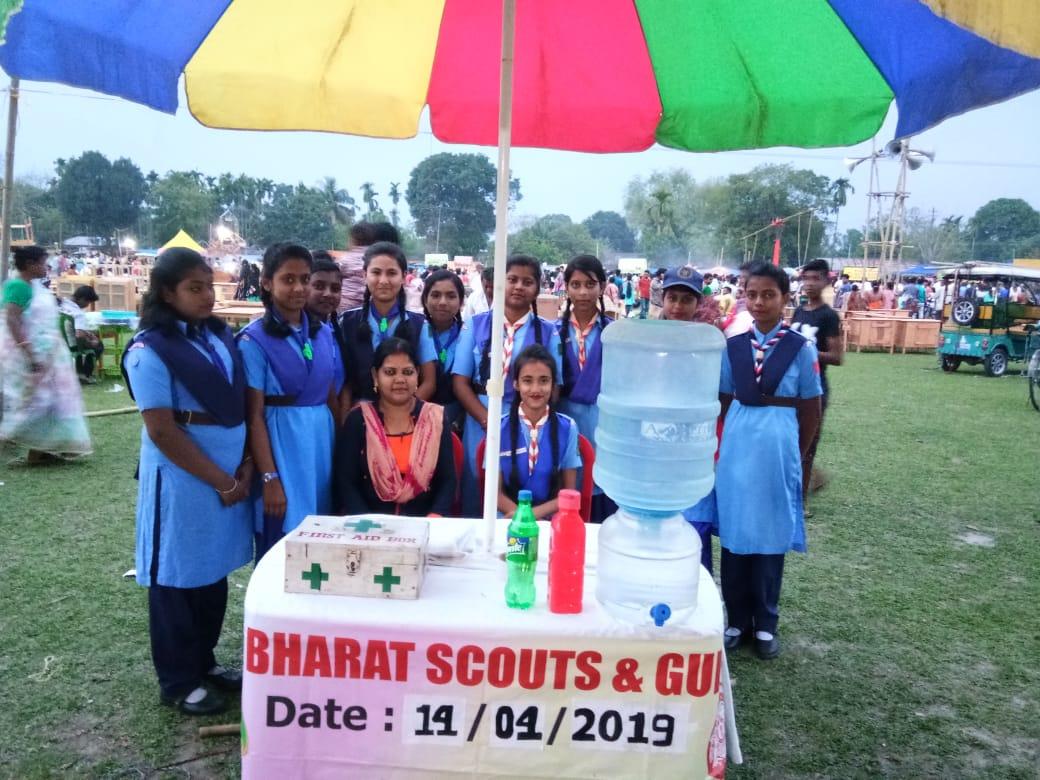 Voluntary Service At Charak Puja Festival
