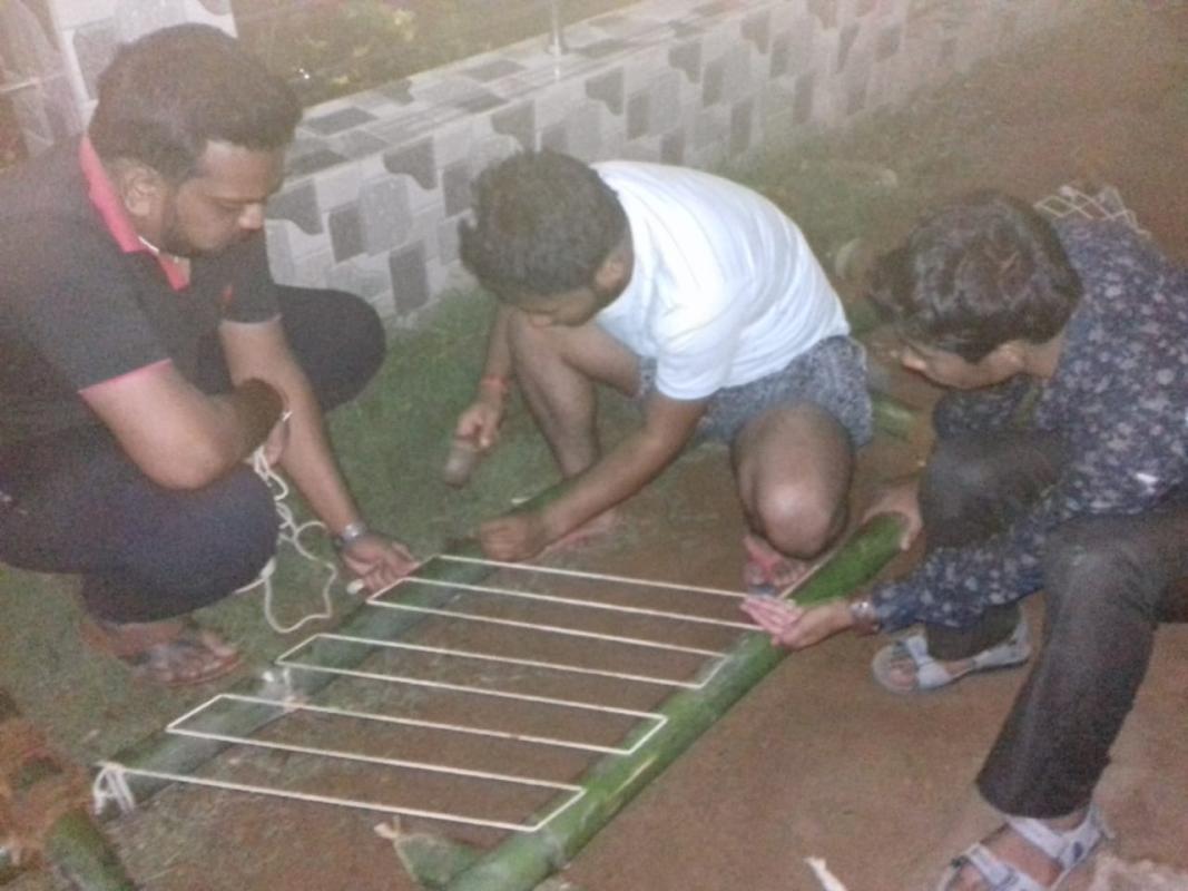 prepared Bidya Sagar Setu, monkey Bridge , four pole Tower and many others for the Rovers and rangers moot for the enjoyment of the boys and girls