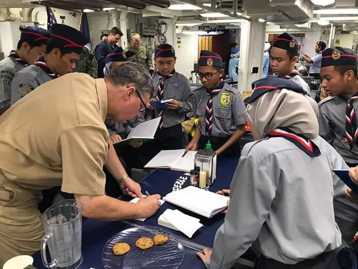 Pengakap Sabah dapat Lawatan Eksklusif ke Kapal Perang USS PREBLE (DDG 88)