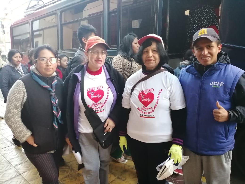 "Campaña Mi Oruro te Quiero, Limpio y Verde"