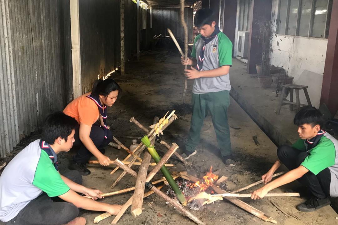 Backwood cooking test in kem rambu