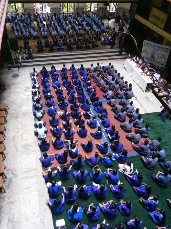 The Bharat Scouts And Guides west Calcutta organised  a yoga fest and at Shree Maheshwari vidyalaya ...