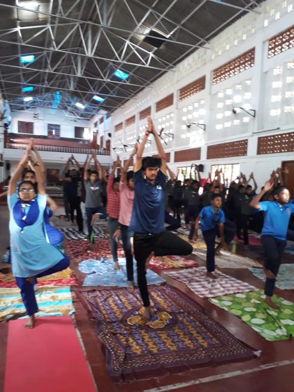 yoga day celebration