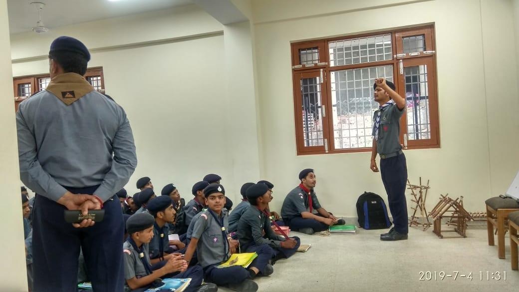 Service At Rajya Purskar Testing Camp for Scouts -2019