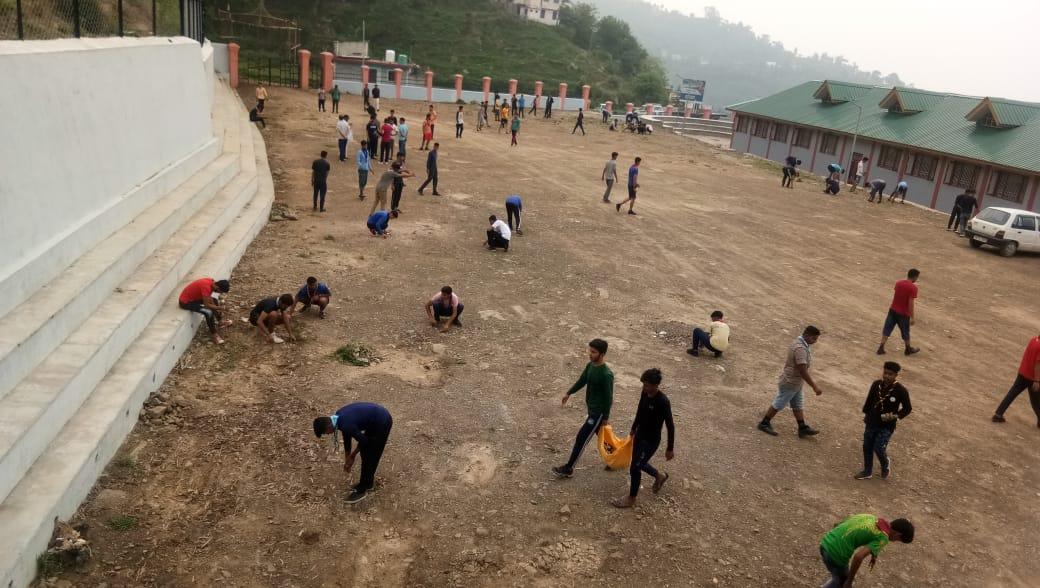 Cleanliness drive at State Training Centre Rewalsar, district Mandi, H.P. India