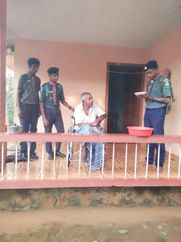 visiting old ill people at home