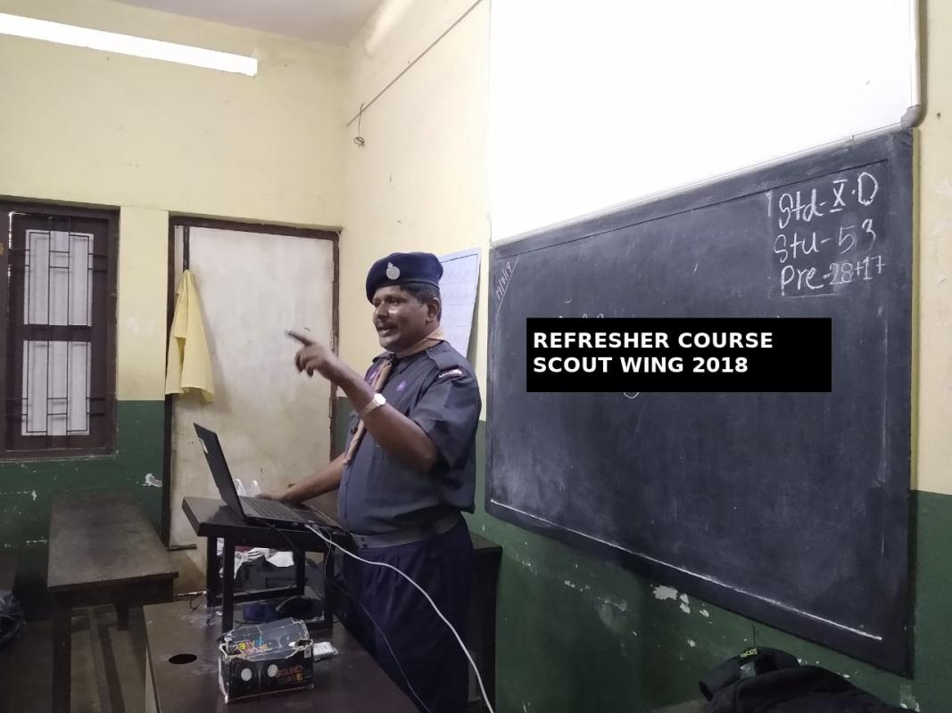 Refresher Course for Cubmasters, Scoutmasters & Rover Scout  Leaders - Kerala State Bharat Scouts and Guides Kozhikode
