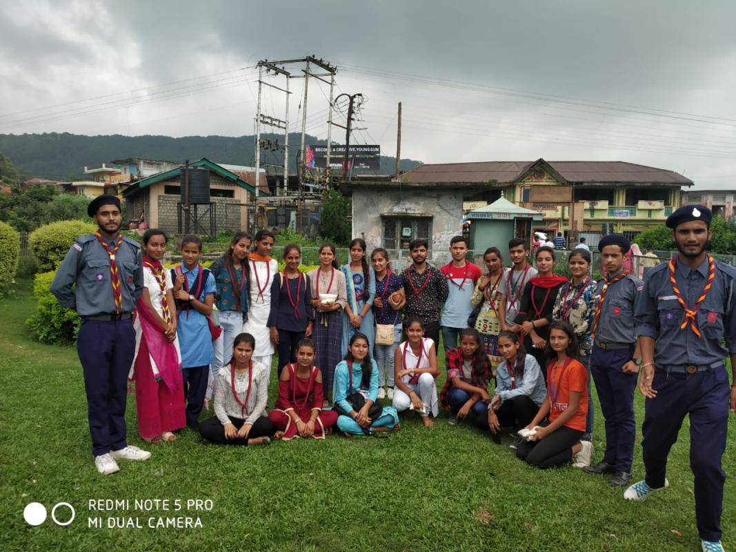 Services served by Rover Ranger unit of GC Palampur at Shiv Temple Baijnath 