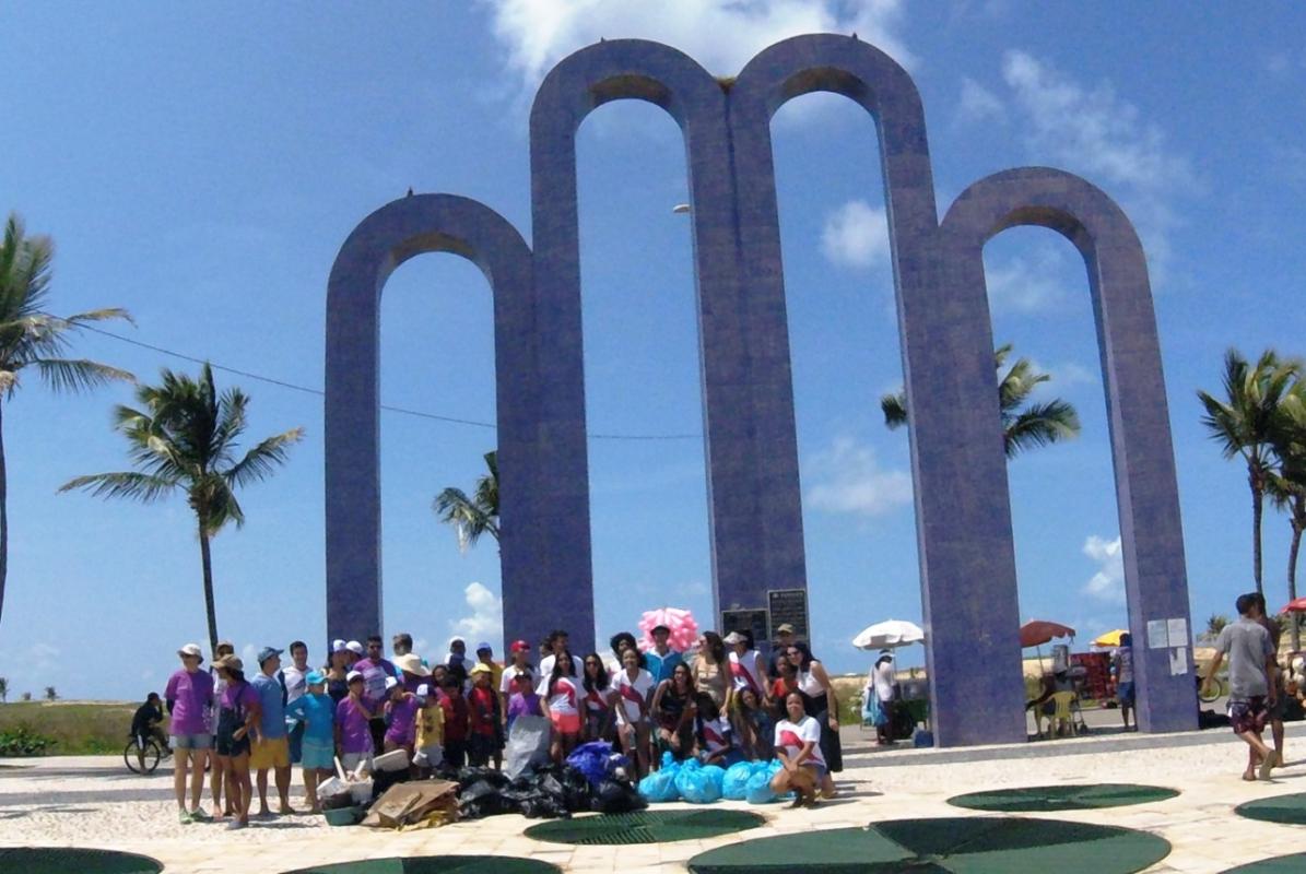 Limpeza na praia