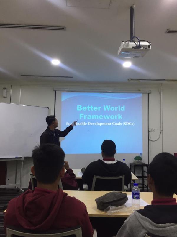 Perkongsian Topik SDG's & Diskusi "What You Understand About Peace" Siri 1/2019