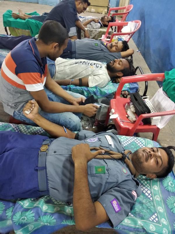 Blood Donation Camp on International Peace Day