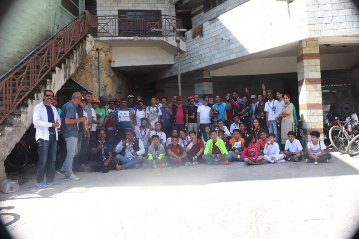 Cycle Rally By Team Samarth on 150th Anniversary of Mahatma Gandhi.