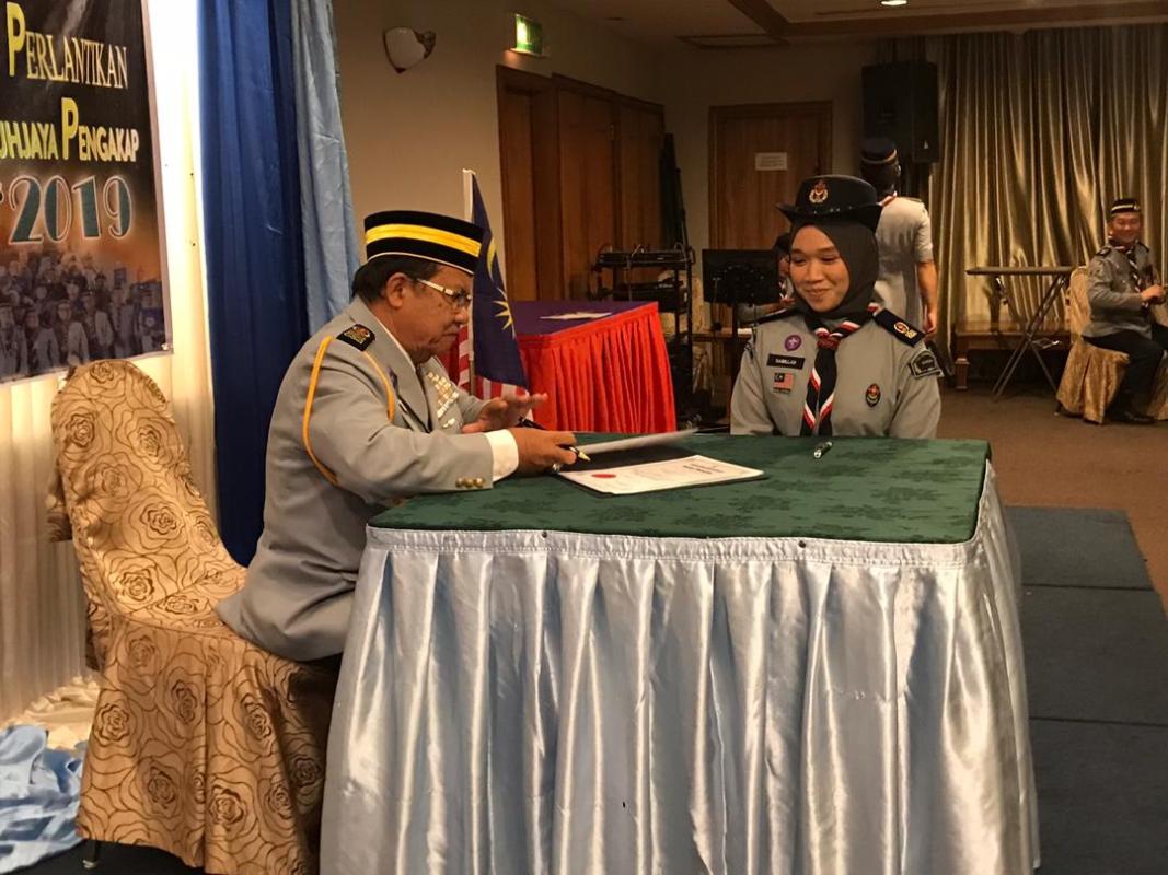 Penyampaian Tauliah Watikah Pelantikan Pesuruhjaya & Penolong Pesuruhjaya Peringkat Bahagian Pedalaman Atas 