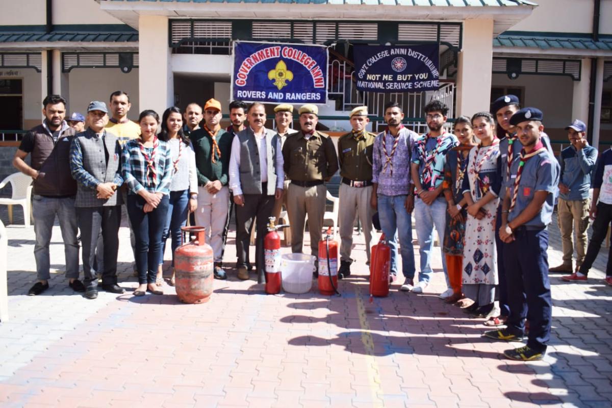 Mock Drill by Fire brigade.