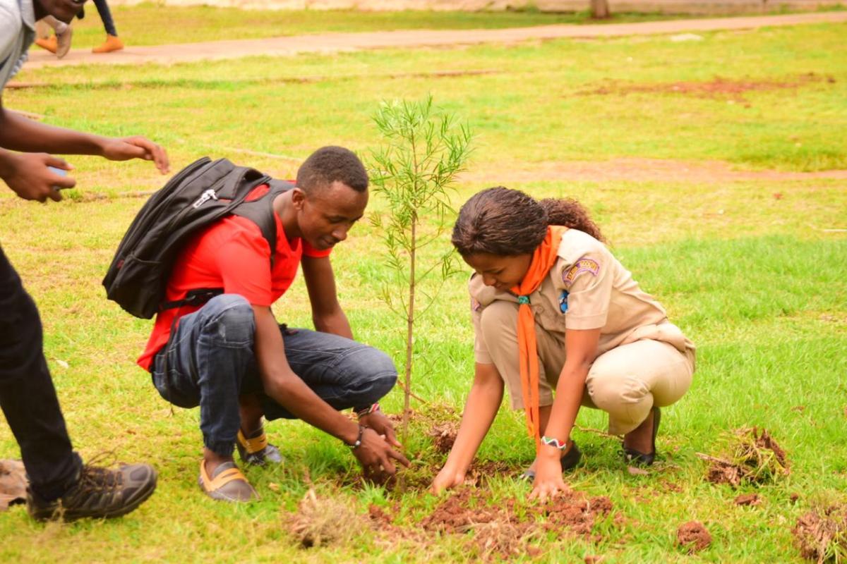 K.U Panthera Crew Tree Planting