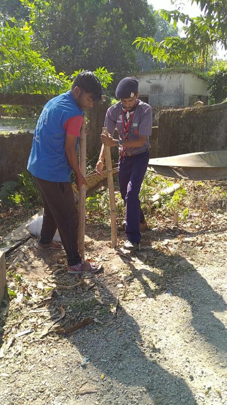 Service in Himalayan wood badge course 2019