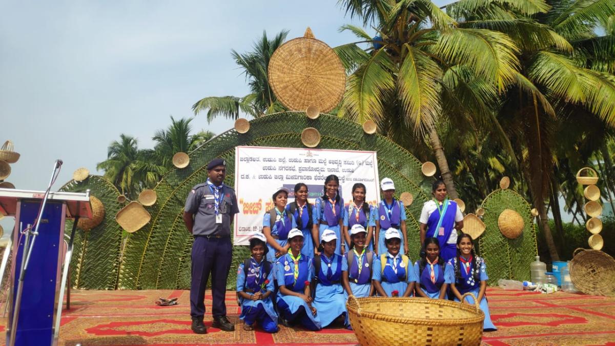 Swacch Bharat Beach Cleanliness drive by The Bharat Scouts And Guides Udupi, Karntaka, India.