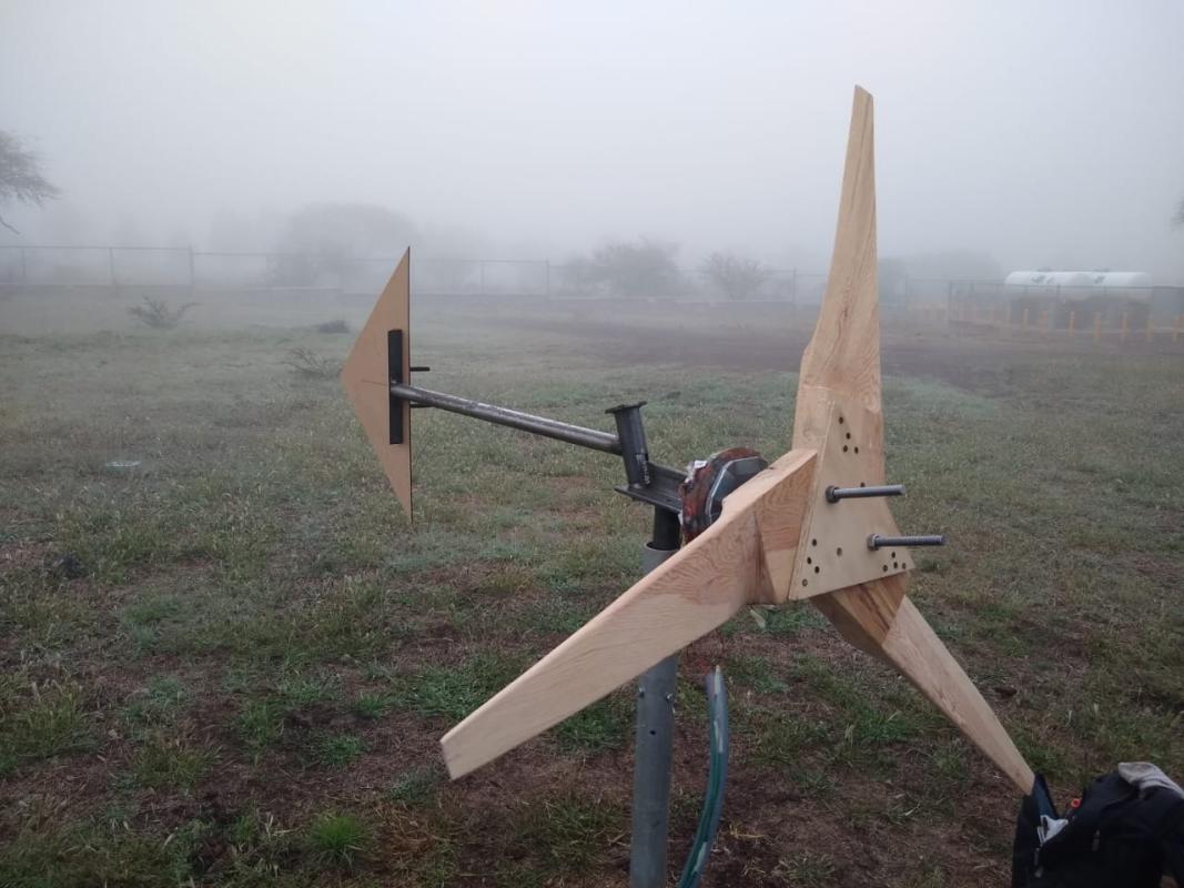 Aerogenerador 1200mm para el Batán