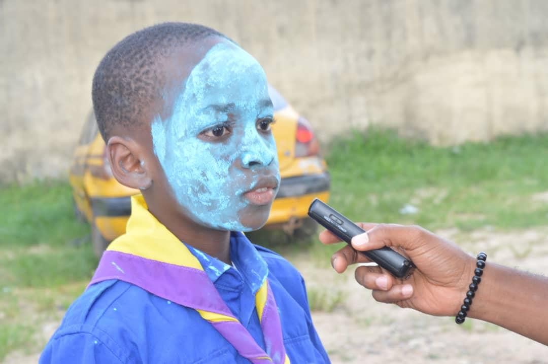 Go bleu: Tous en bleu pour les enfants d'abobo !