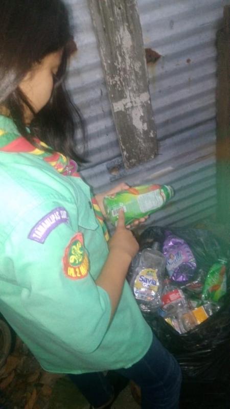 Erika Joselyn por los Mares Limpios Scouts Mx