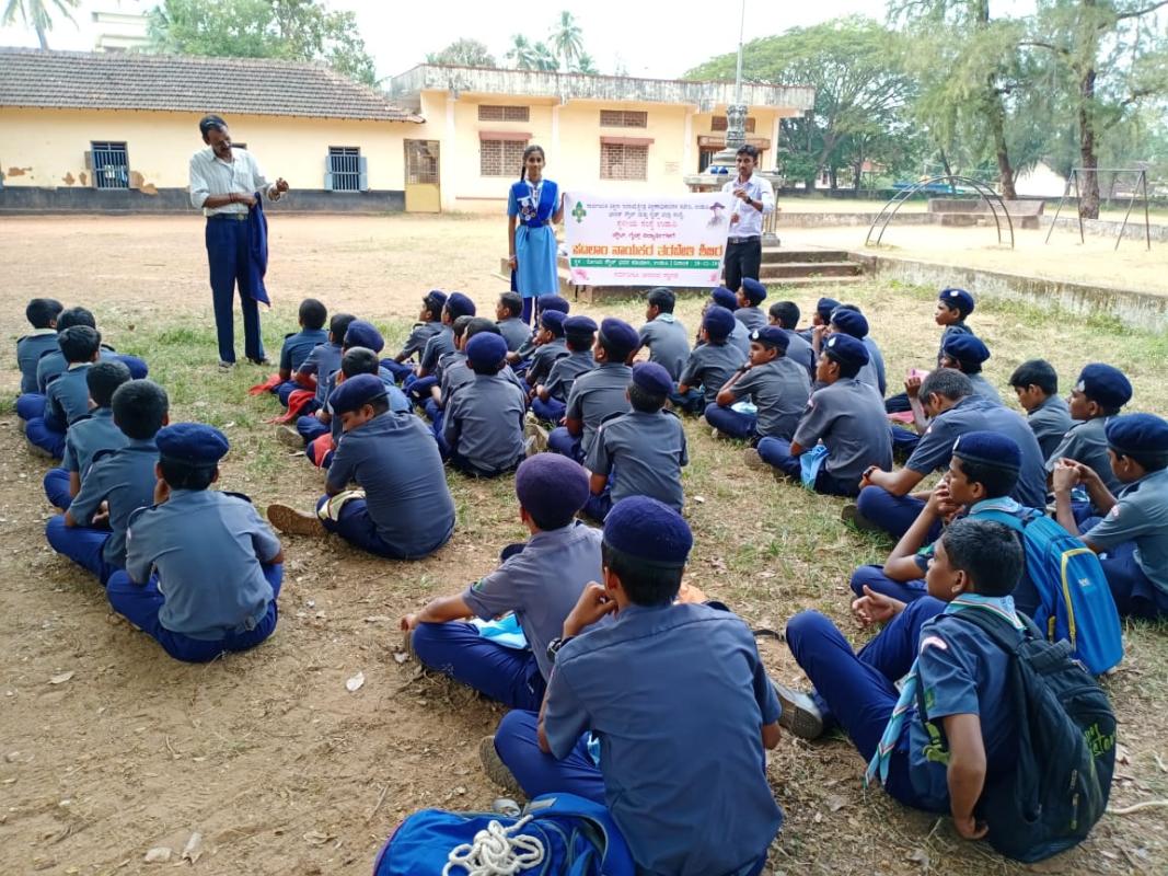 Service at Leadership camp for scouts and guides 2019