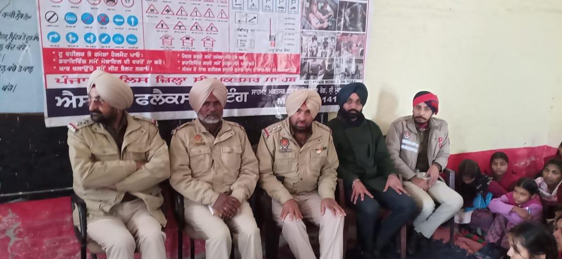 anti drugs,traffic education and moral education seminar by sri muktsar sahib police department punjab india 
