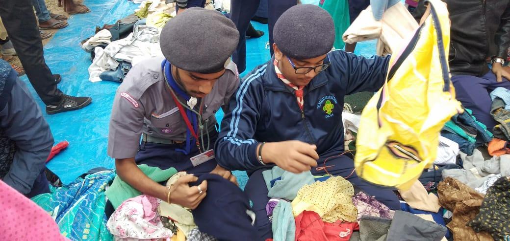 Cloth distribution 