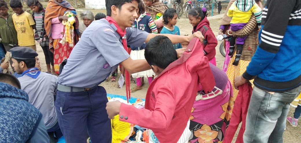 Re Usable Warm Clothes Distribution and awareness about Blood Donation