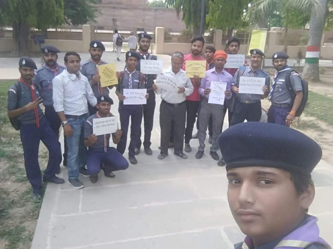 N C R ALD District SFG Abhimanyu Group Election Awarenesh Voteing program 