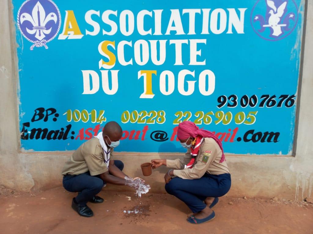 Les Scouts du Togo dans la lutte contre le covid-19