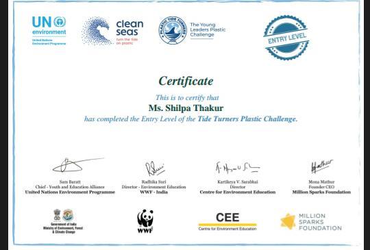 SANKALP ( plastic tide turner challenge)