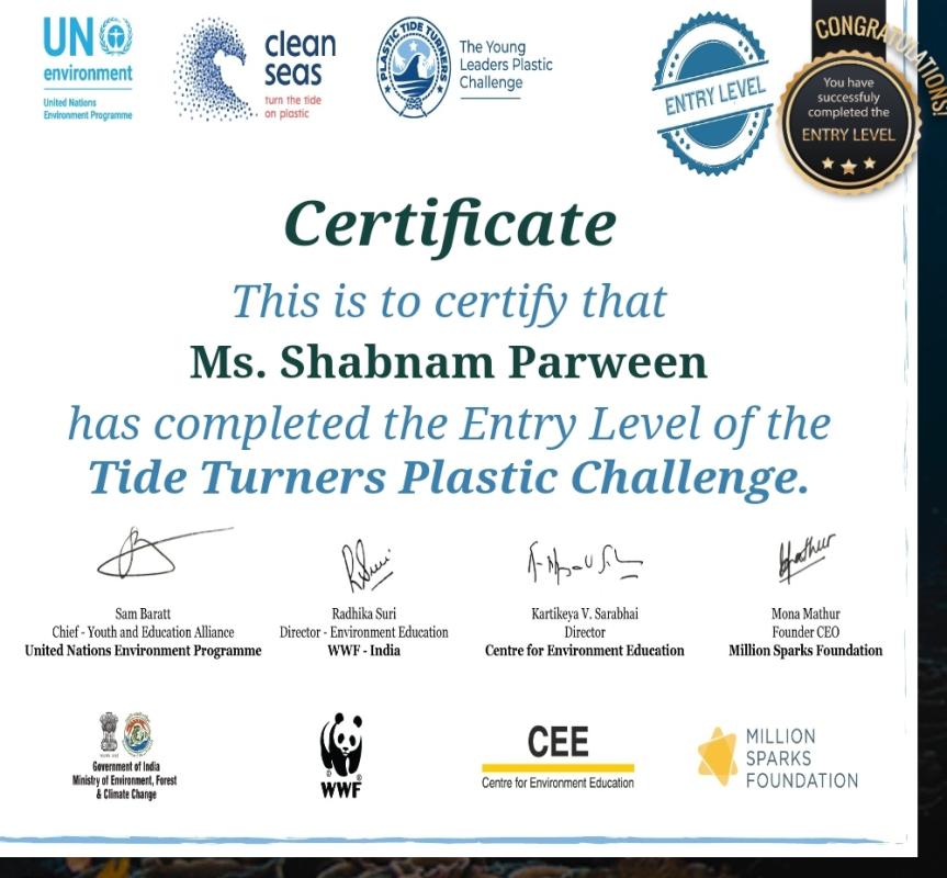 #Plastic tide turner