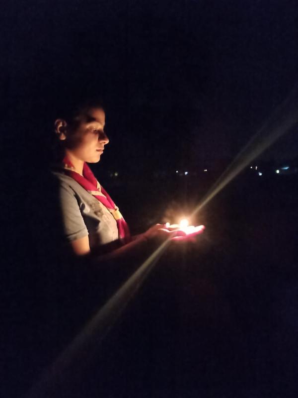 Switchoff lights#let's make unity to fight against corona pademic.