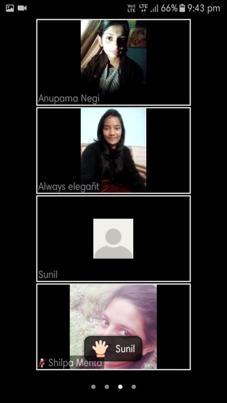 Virtual meetings after BSGHP regarding project Scouts Fight Against Corona.