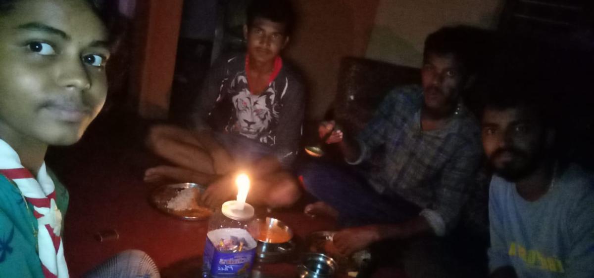 Dinner in the dark