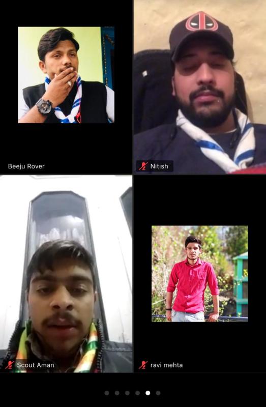 Virtual group meeting