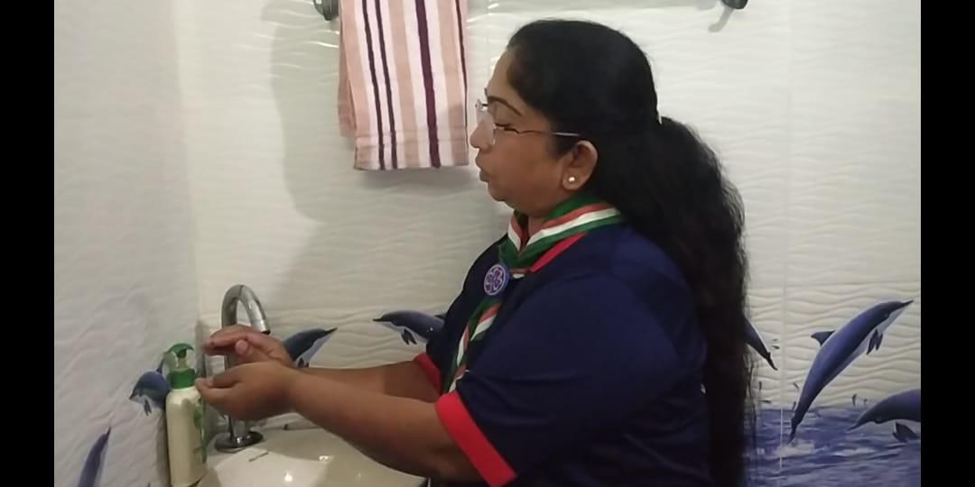 (A)  Health & Well Being.  challenge 3.#HANDWASH by Sunita Barmaiya
