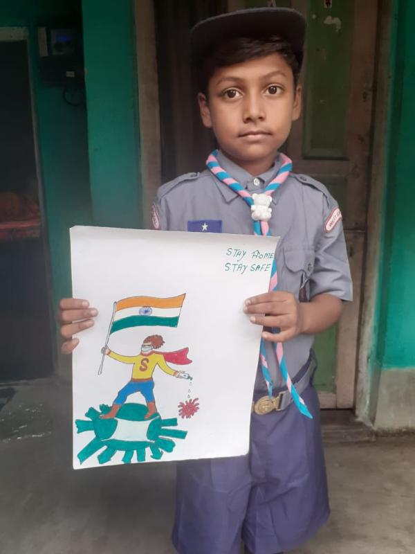 Campaign  STAY HOME STAY SAFE # FIGHT CORONA #