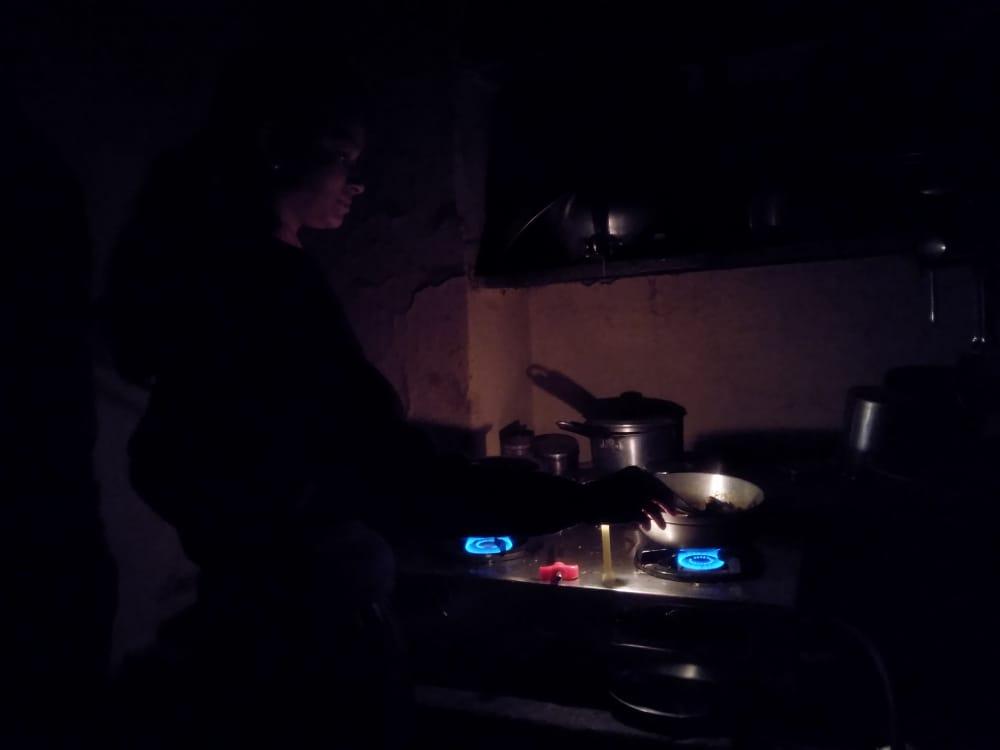#Dinner in the dark